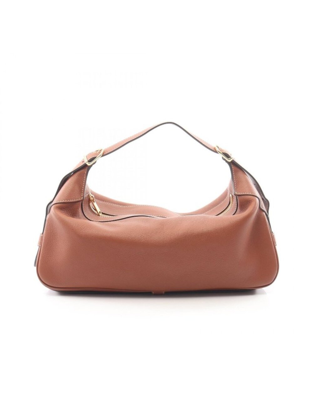Celine Handbag Romy Medium Brown Leather